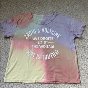 Zadig & Voltaire Pastel Tie-Dye Tee